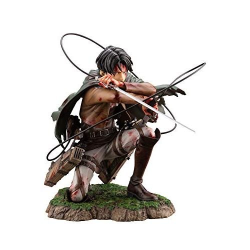 Attack On Titans Levi Ackerman Fighting Blood Figure