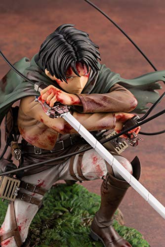 Attack On Titans Levi Ackerman Fighting Blood Figure