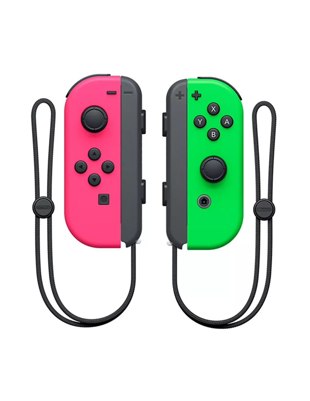Manette sans fil générique compatible avec Switch - OLED - Rose Neon et Vert Neon