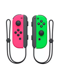 Manette sans fil générique compatible avec Switch - OLED - Rose Neon et Vert Neon