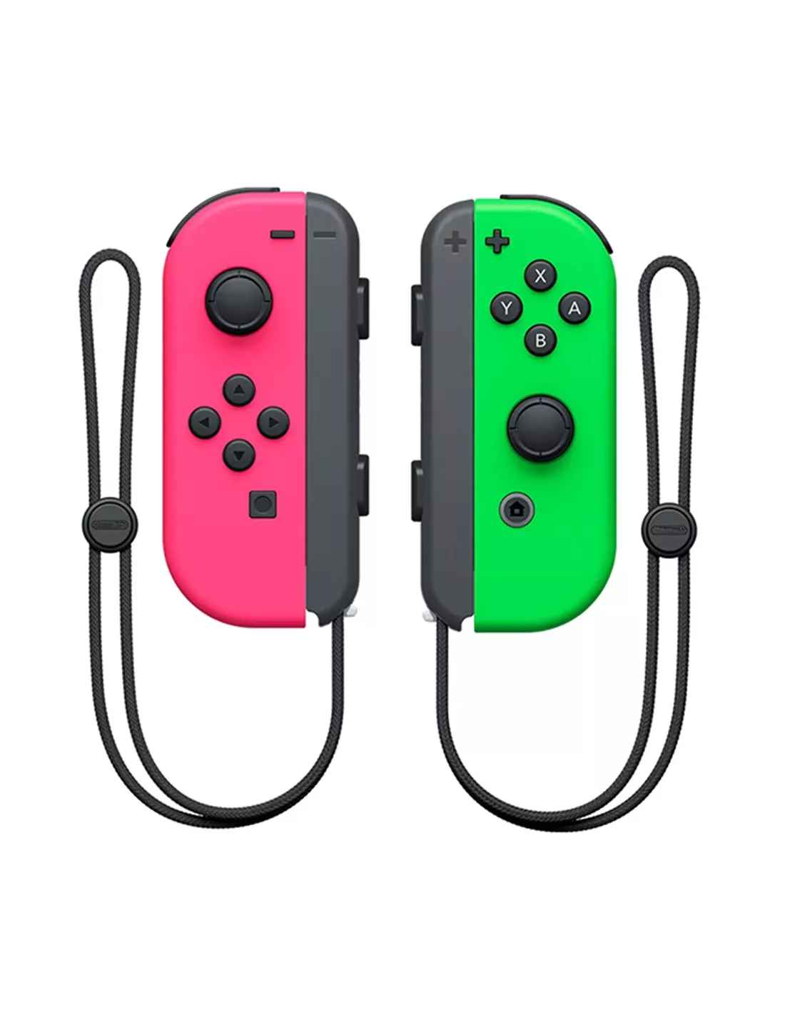 Paire de manettes Joy-Con pour Nintendo Switch - Switch Lite - OLED - Rose Neon et Vert Neon