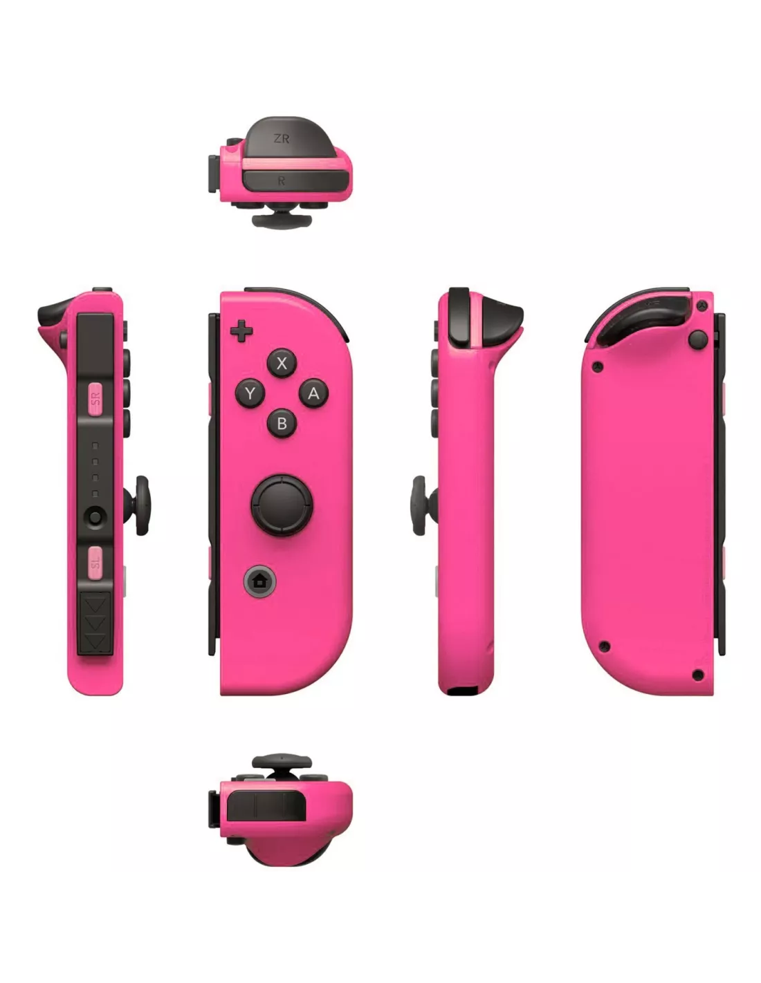Paire de manettes Joy-Con pour Nintendo Switch - Switch Lite - OLED - Rose Neon et Vert Neon
