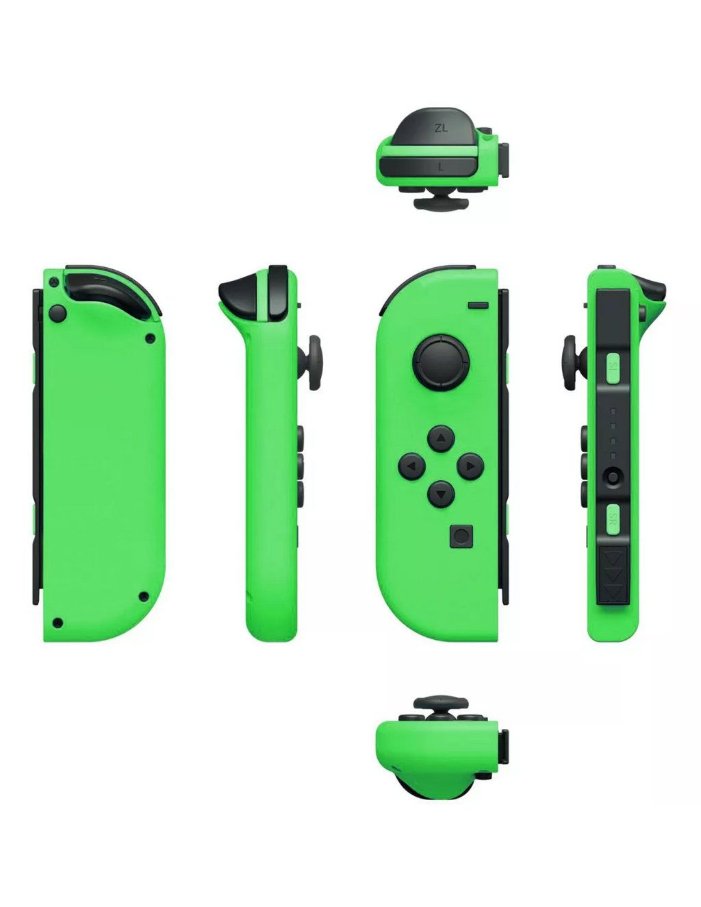Manette sans fil générique compatible avec Switch - OLED - Rose Neon et Vert Neon