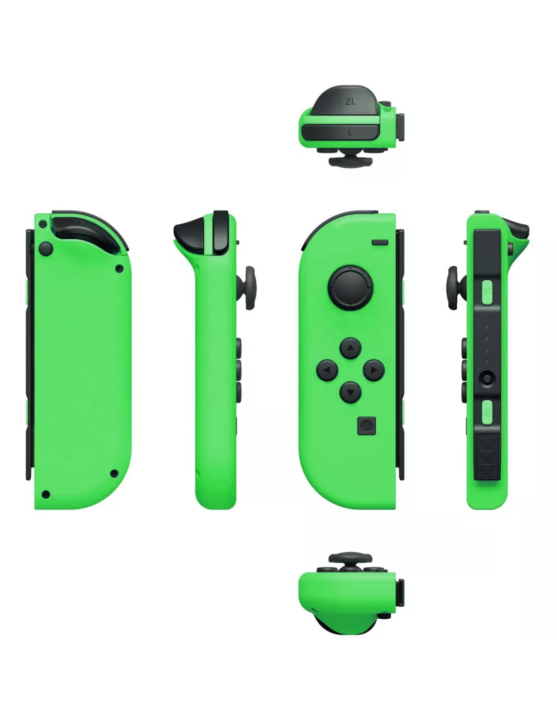 Paire de manettes Joy-Con pour Nintendo Switch - Switch Lite - OLED - Rose Neon et Vert Neon
