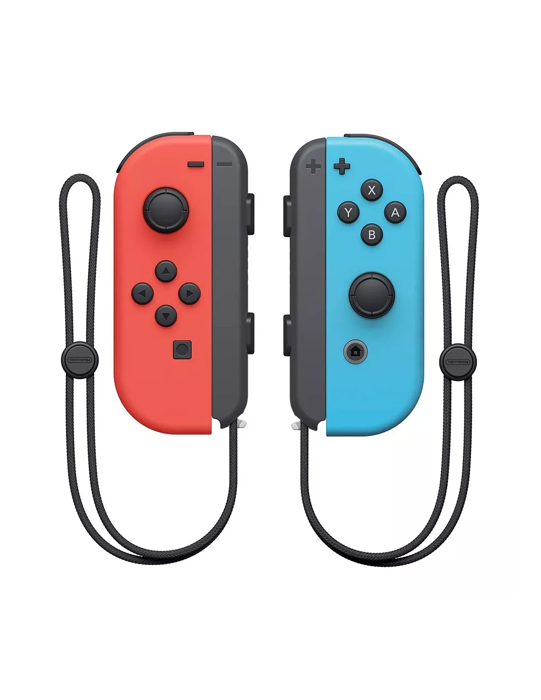 Paire de manettes Joy-Con pour Nintendo Switch - Switch Lite - OLED - Rouge Neon et Bleu Neon
