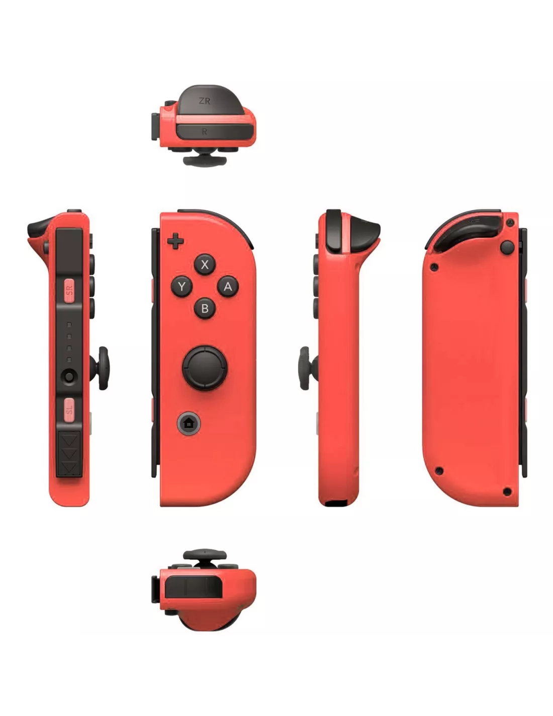 Paire de manettes Joy-Con pour Nintendo Switch - Switch Lite - OLED - Rouge Neon et Bleu Neon