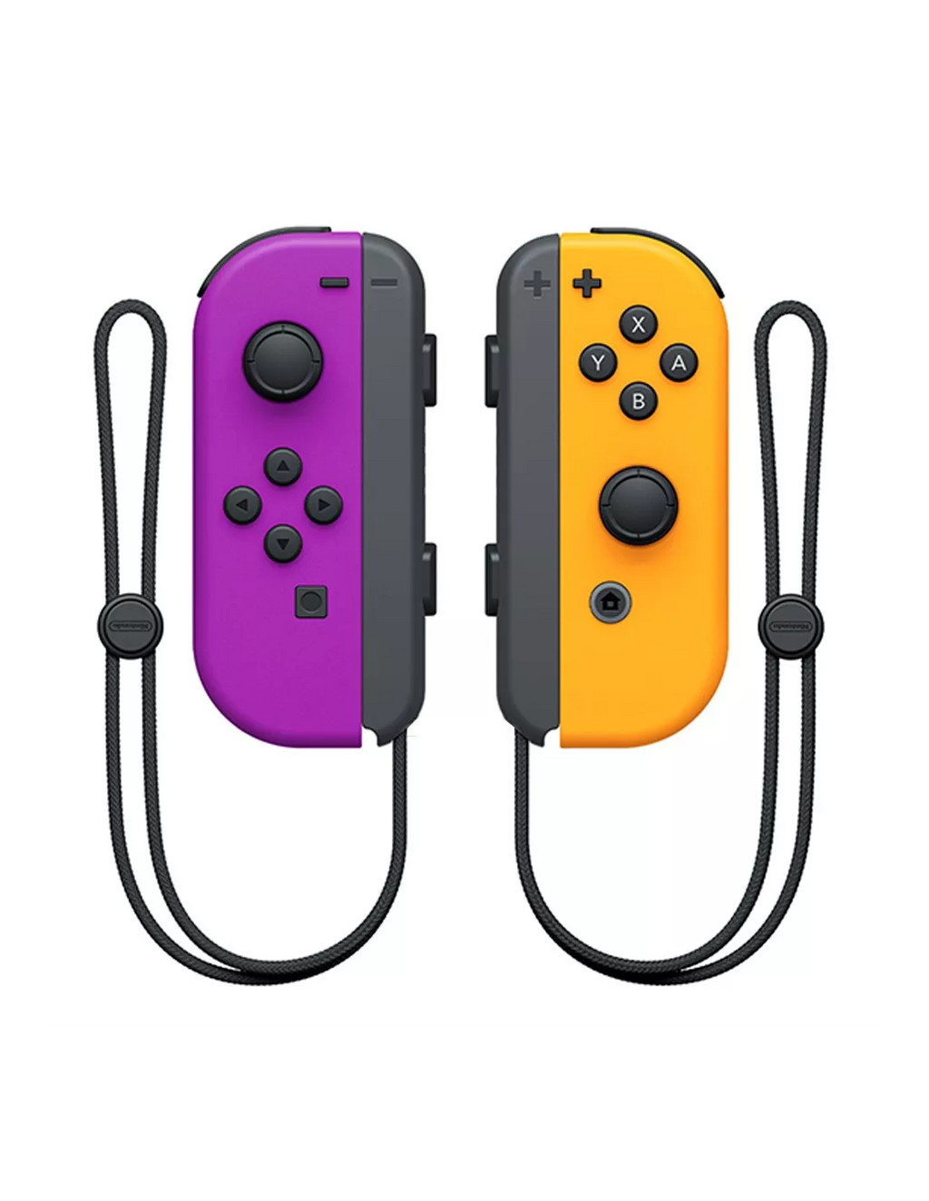 Manette sans fil générique compatible avec Switch - OLED - Violet et Orange Neon