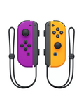 Manette sans fil générique compatible avec Switch - OLED - Violet et Orange Neon