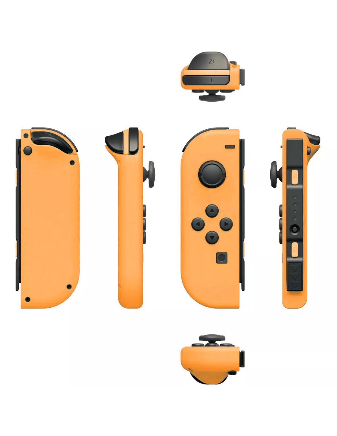Paire de manettes Joy-Con pour Nintendo Switch - Switch Lite - OLED - Violet et Orange Neon